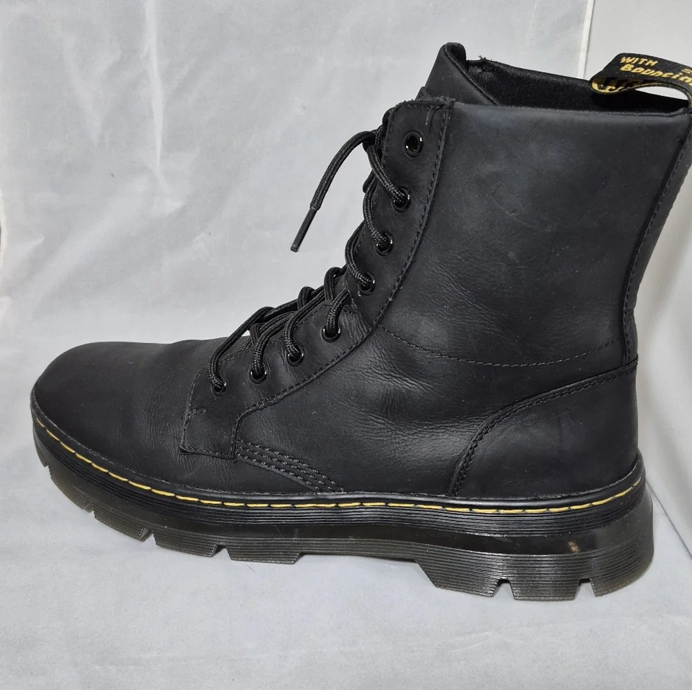 DR.MARTENS COMBS Leather Casual Boots 8 Eyelet Men's Size 13 - Picture 4 of 13